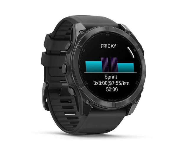 Garmin fenix 8 AMOLED 51mm łupkowoszary z czarnym paskiem - 1277070 - zdjęcie 2